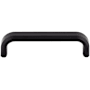 Top Knobs Telfair 3-3/4 Inch Center to Center Handle Cabinet Pull Flat Black