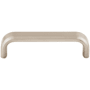 Top Knobs Telfair 3-3/4 Inch Center to Center Handle Cabinet Pull Brushed Satin Nickel