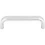 Top Knobs Telfair 3-3/4 Inch Center to Center Handle Cabinet Pull Polished Chrome
