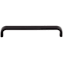 Top Knobs Telfair 6-5/16 Inch Center to Center Handle Cabinet Pull Flat Black