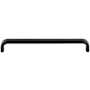 Top Knobs Telfair 7-9/16 Inch Center to Center Handle Cabinet Pull Flat Black