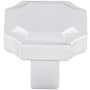 Top Knobs Davenport 1-1/4 Inch Geometric Cabinet Knob Polished Chrome