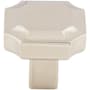 Top Knobs Davenport 1-1/4 Inch Geometric Cabinet Knob Polished Nickel