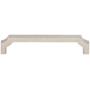 Top Knobs Davenport 5-1/16 Inch Center to Center Handle Cabinet Pull Brushed Satin Nickel