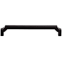 Top Knobs Davenport 6-5/16 Inch Center to Center Handle Cabinet Pull Flat Black