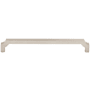 Top Knobs Davenport 7-9/16 Inch Center to Center Handle Cabinet Pull Brushed Satin Nickel