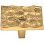 Top Knobs Cobblestone 1-15/16 Inch Square Cabinet Knob Brass