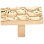Top Knobs Cobblestone 1-7/8 Inch Rectangular Cabinet Knob Brass