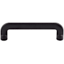 Top Knobs Hartridge 3-3/4 Inch Center to Center Handle Cabinet Pull Flat Black