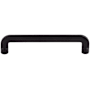 Top Knobs Hartridge 5-1/16 Inch Center to Center Handle Cabinet Pull Flat Black