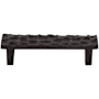 Top Knobs Cobblestone 3-3/4 Inch Center to Center Bar Cabinet Pull Coal Black