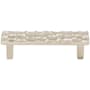 Top Knobs Cobblestone 3-3/4 Inch Center to Center Bar Cabinet Pull Nickel