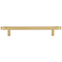 Top Knobs Julian 5-1/16 Inch Center to Center Bar Cabinet Pull Honey Bronze