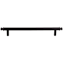 Top Knobs Julian 6-5/16 Inch Center to Center Bar Cabinet Pull Flat Black