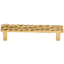 Top Knobs Cobblestone 5-1/16 Inch Center to Center Bar Cabinet Pull Brass