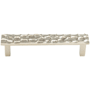 Top Knobs Cobblestone 5-1/16 Inch Center to Center Bar Cabinet Pull Polished Nickel