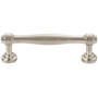 Top Knobs Ulster 3-3/4 Inch Center to Center Bar Cabinet Pull Brushed Satin Nickel