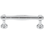 Top Knobs Ulster 3-3/4 Inch Center to Center Bar Cabinet Pull Polished Chrome