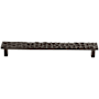 Top Knobs Cobblestone 8-13/16 Inch Center to Center Bar Cabinet Pull Coal Black