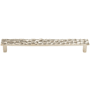 Top Knobs Cobblestone 8-13/16 Inch Center to Center Bar Cabinet Pull Polished Nickel