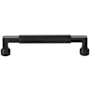 Top Knobs Cumberland 5-1/16 Inch Center to Center Handle Cabinet Pull Flat Black