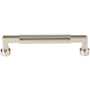 Top Knobs Cumberland 5-1/16 Inch Center to Center Handle Cabinet Pull Polished Nickel