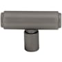 Top Knobs Clarence 2 Inch Bar Cabinet Knob Ash Gray