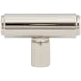 Top Knobs Clarence 2 Inch Bar Cabinet Knob Polished Nickel