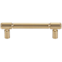 Top Knobs Clarence 3-3/4 Inch Center to Center Bar Cabinet Pull Honey Bronze