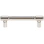 Top Knobs Clarence 3-3/4 Inch Center to Center Bar Cabinet Pull Polished Nickel