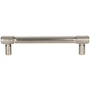 Top Knobs Clarence 5-1/16 Inch Center to Center Bar Cabinet Pull Brushed Satin Nickel