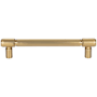 Top Knobs Clarence 5-1/16 Inch Center to Center Bar Cabinet Pull Honey Bronze