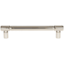 Top Knobs Clarence 5-1/16 Inch Center to Center Bar Cabinet Pull Polished Nickel
