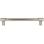 Top Knobs Clarence 6-5/16 Inch Center to Center Bar Cabinet Pull Brushed Satin Nickel