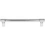 Top Knobs Clarence 6-5/16 Inch Center to Center Bar Cabinet Pull Polished Chrome
