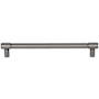 Top Knobs Clarence 7-9/16 Inch Center to Center Bar Cabinet Pull Ash Gray
