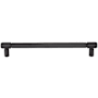 Top Knobs Clarence 7-9/16 Inch Center to Center Bar Cabinet Pull Flat Black