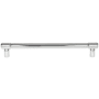 Top Knobs Clarence 7-9/16 Inch Center to Center Bar Cabinet Pull Polished Chrome