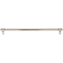 Top Knobs Clarence 12 Inch Center to Center Bar Cabinet Pull Polished Nickel