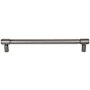 Top Knobs Clarence 12 Inch Center to Center Bar Appliance Pull Ash Gray