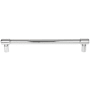 Top Knobs Clarence 12 Inch Center to Center Bar Appliance Pull Polished Chrome