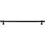 Top Knobs Ormonde 12 Inch Center to Center Bar Cabinet Pull Flat Black