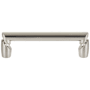 Top Knobs Florham 3-3/4 Inch Center to Center Handle Cabinet Pull Brushed Satin Nickel