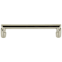 Top Knobs Florham 5-1/16 Inch Center to Center Handle Cabinet Pull Polished Nickel