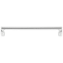 Top Knobs Florham 12 Inch Center to Center Handle Appliance Pull Polished Chrome