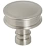 Top Knobs Cranford 1-1/4 Inch Mushroom Cabinet Knob Brushed Satin Nickel