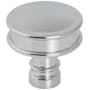 Top Knobs Cranford 1-1/4 Inch Mushroom Cabinet Knob Polished Chrome