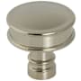 Top Knobs Cranford 1-1/4 Inch Mushroom Cabinet Knob Polished Nickel