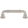 Top Knobs Cranford 3-3/4 Inch Center to Center Handle Cabinet Pull Brushed Satin Nickel