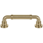 Top Knobs Cranford 3-3/4 Inch Center to Center Handle Cabinet Pull Honey Bronze